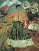 Frida Kahlo Marxism Will Give Health o the Sick china oil painting reproduction